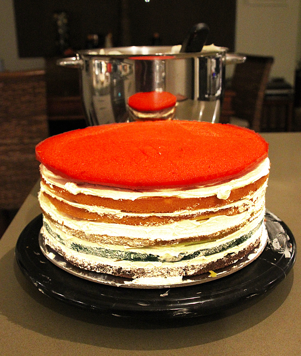 Filled with buttercrem