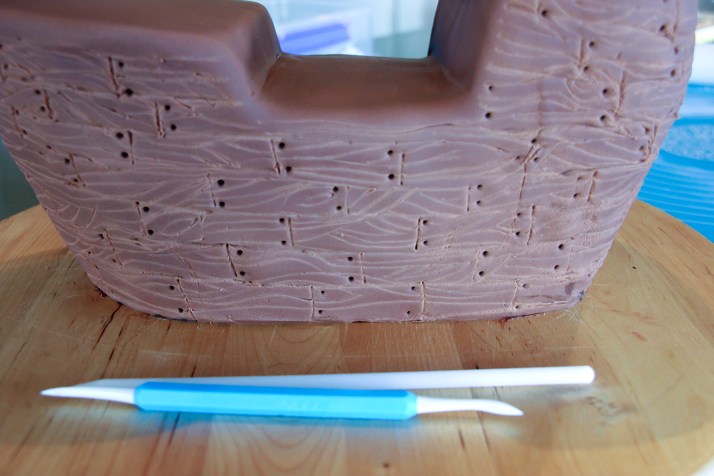 Create an old wooden plank effect