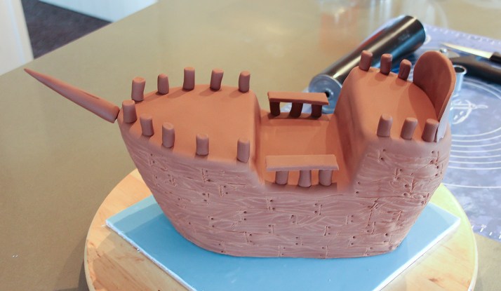 Add some tiny pillars around the decks